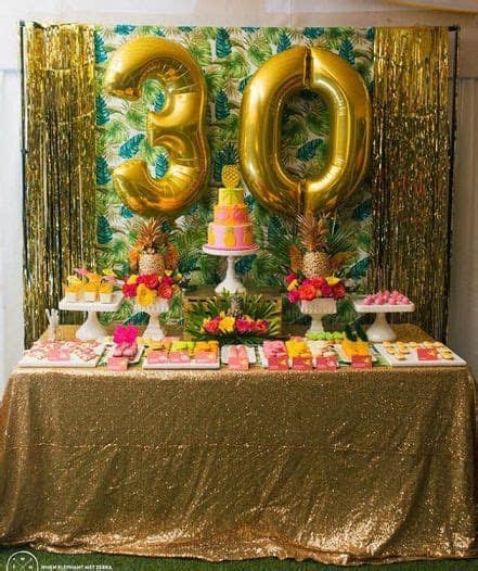 Contacte con ellos para organizar una fiesta de cumpleaños. Ideas para celebrar una fiesta de 30 cumpleaños en casa ...