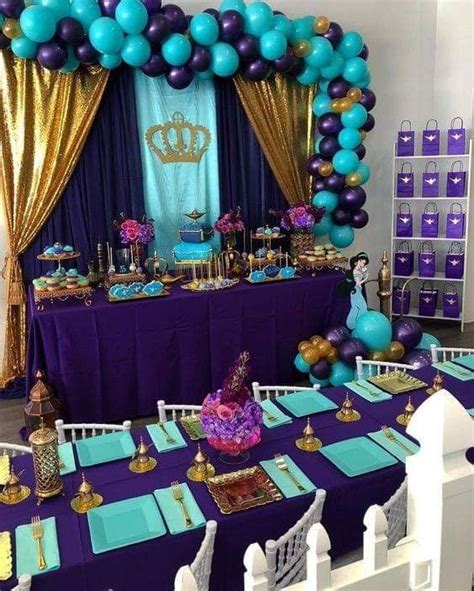 anniversaire aladin aladdin birthday party aladdin party princess theme birthday jasmine
