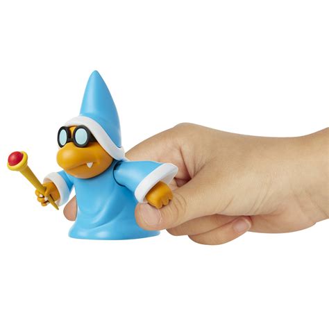 nintendo super mario collectible magikoopa 4 poseable articulated action figure with wand