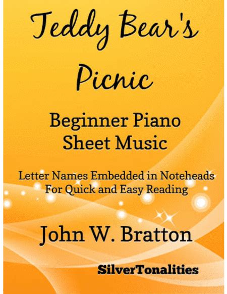 Teddy Bears Picnic Beginner Piano Sheet Music Free Music Sheet