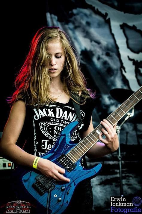 Merel Bechtold Guitar Girl Heavy Metal Girl Female Guitarist