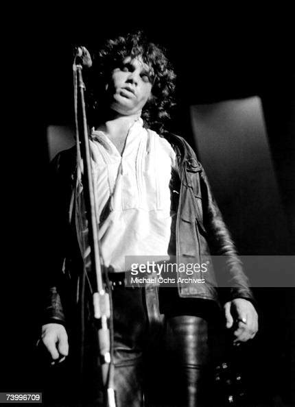 Jim Morrison Of The Doors Performs During Their Debut At The Village