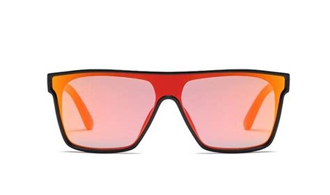 Brand Square One Lens Sunglasses Men Women Fashion Shades Uv400 Vintage Glasses 45710 In Women S