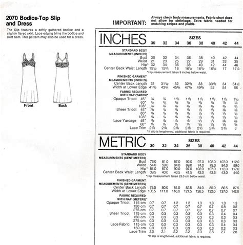 Pdf 1979 Ladies Slip Sizes 30 42 Stretch And Sew Etsy Italia