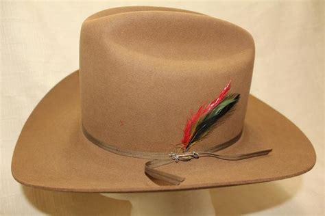 Vintage Stetson 4x Beaver Tanlight Brown Fur Felt Western Hat Etsy