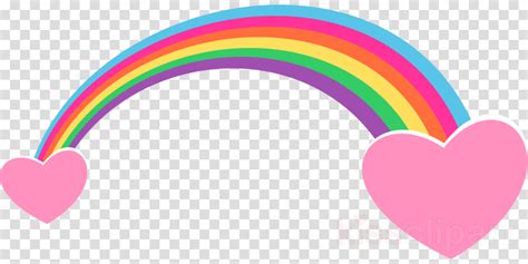 Rainbow Clipart Rainbow Pink Line Transparent Clip Art