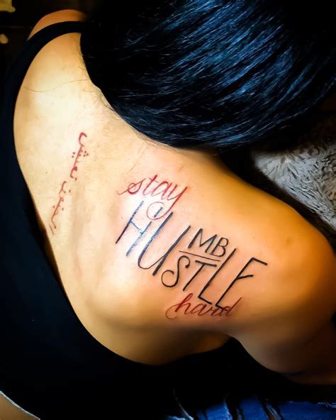 Stay Humble Hustle Hard 🏾💯 Ribcage Tattoo Tattoo Set Hp Tattoo