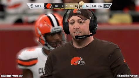 Name a podcast that you'd recommend to anyone. Browns vs Saints (-7.5, 53.5) Madden Simulation Betting ...