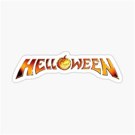 Logo Helloween Band Is Back In Tour Sticker For Sale By