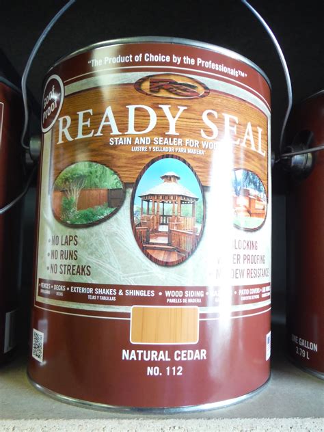 Ready Seal Ready Seal Stain Natural Cedar 1 Gallon Rs 112 01