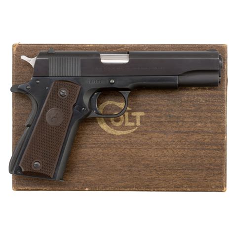 Colt Government Model Super 38 Semi Auto Pistol Cowans Auction