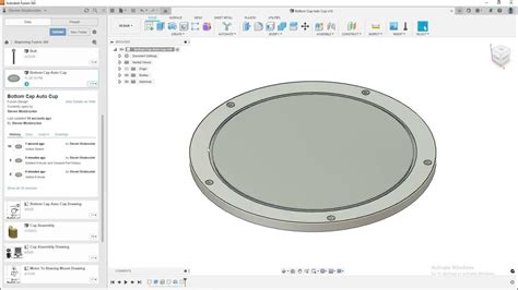 Fusion 360 Tips And Tricks Using Fusion 360s Version Control Youtube