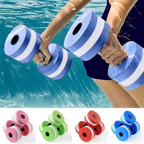 Cheersus 1pc Water Aerobic Exercise Foam Dumbbell Pool Resistance