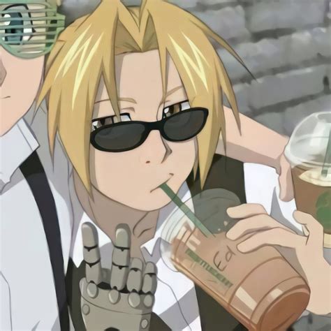 Two Anime Characters Are Drinking Coffee Together