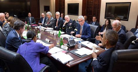 Obama Meets In Situation Room Ahead Of National Address