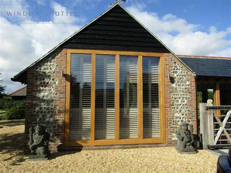A quick trip to www.trendinghome.com and you'll see we offer a style and finish in these unique window coverings to enhance and match any tone or style you've selected for. Bedroom shutters for stunning barn style conversion in ...