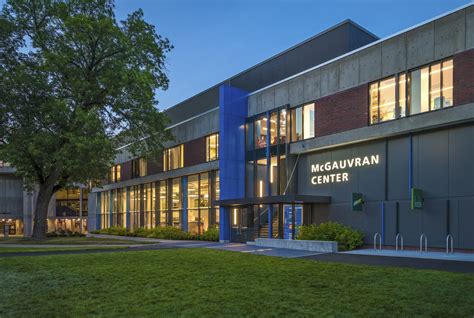 University Of Massachusetts Lowell Mcgauvran Hall Exterior La Fuess