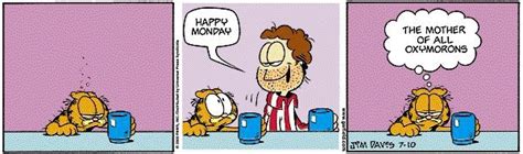 monday garfield comic strips funny quotes