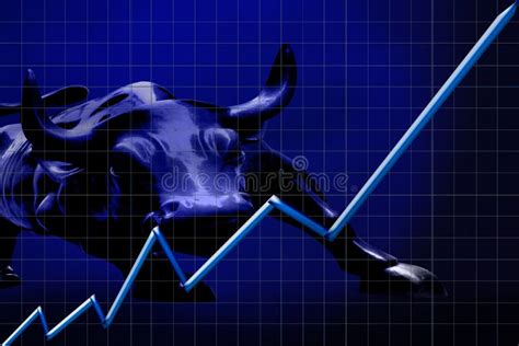 Up Bull Market Rise Bullish Stock Chart Graph Stock Vector
