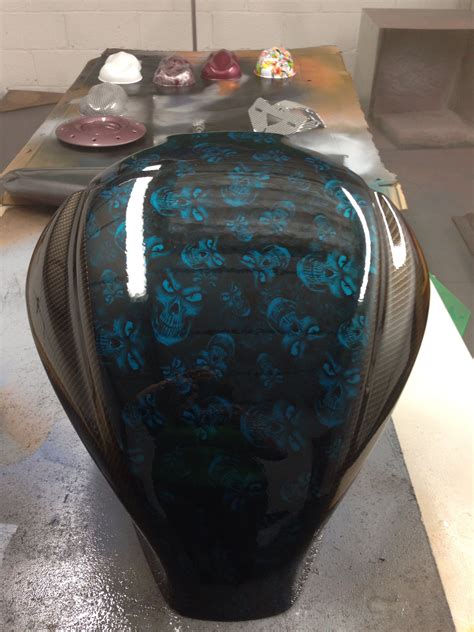 I need tank ideas please. Motorbike tank by hydrodip-designs | Hydro dipping, Hydro graphics, Hydrographic dipping