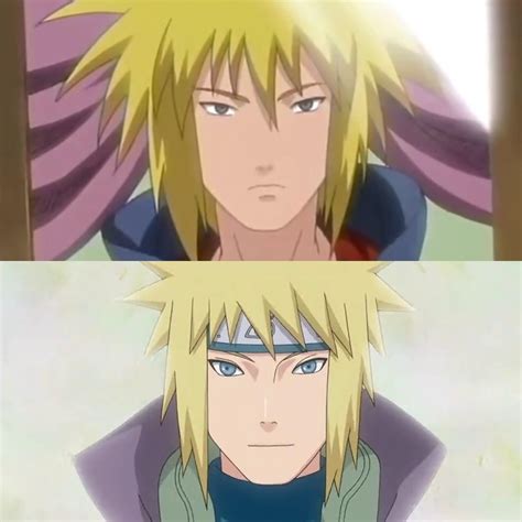 Early Vs Later Depiction Of Minato In The Anime Rnaruto