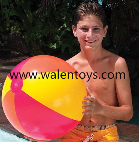 Custom Durable Beach Inflated Ball Inflatable Blow Up Panel Beach Ball