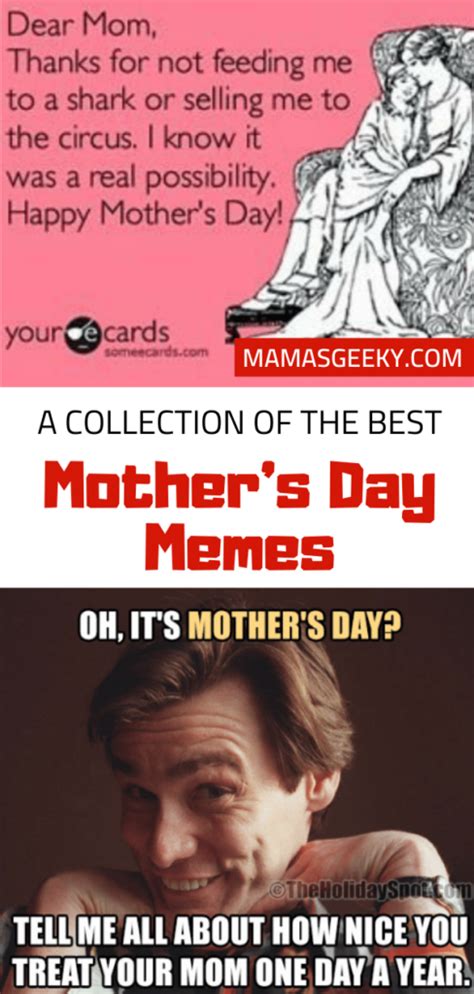 a collection of the very best mother s day memes