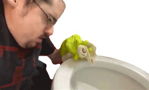 Cleaning The Toilet Bowl Ricky Berwick GIF CleaningTheToiletBowl RickyBerwick Cleaning