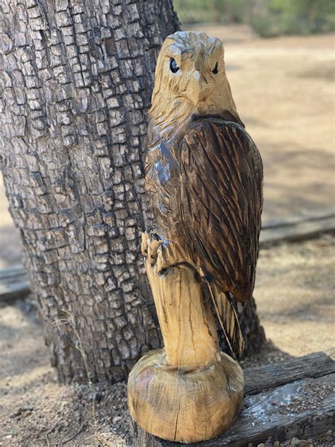 2ft Eagle Chainsaw Carving The Wood Carvers