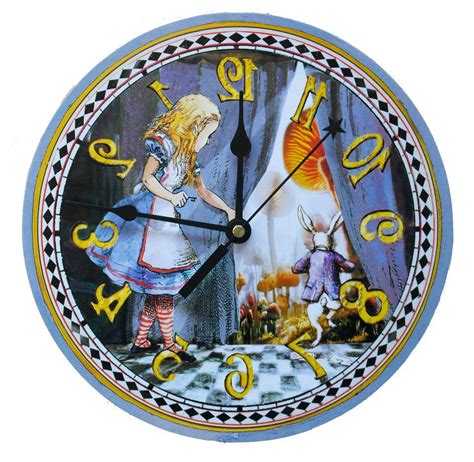 Alice In Wonderland Key To Wonderland Clock Etsy Alice In
