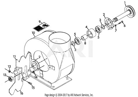 Gravely 42222 Grass Bagger PM300 Parts Diagram For BLOWER