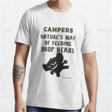 Drop Bears Campers Beware T Shirt For Sale By Mythicaustralia