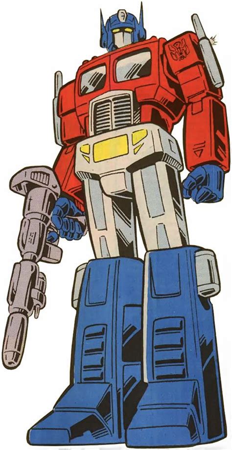 Optimus Prime Transformers G1 Version Marvel Comics Character