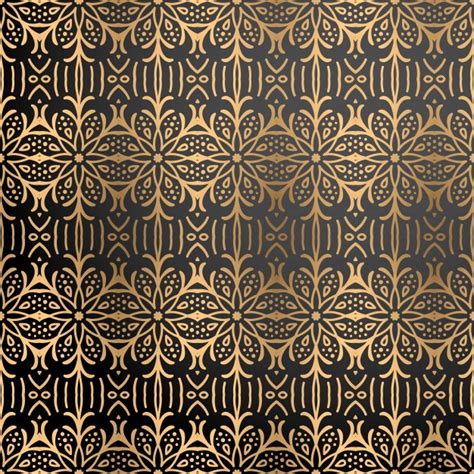 Free Vector Luxury Ornamental Background In Gold Color