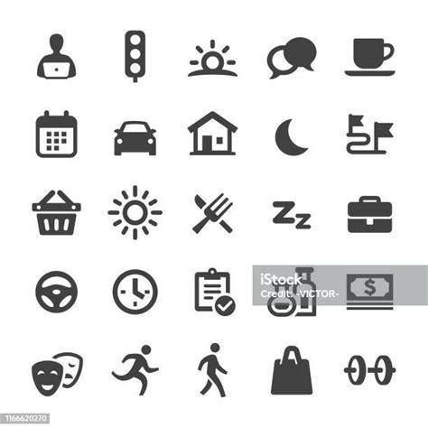 Daily Life Icons Smart Series Stock Illustration Download Image Now
