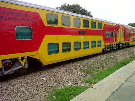 There is barely any leg space, and the seats are absolutely tiny. AC Double Decker Train Service | Bangalore-Chennai ...
