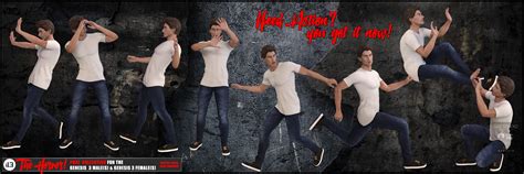 I13 The Horror Pose Collection For The Genesis 3 Males And Genesis 3 Females Daz 3d