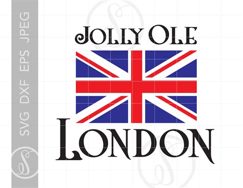 Union Jack Svg Cut File Downloads British Flag Svg Jolly Etsy