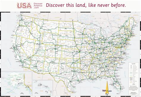 Printable Road Map Of Usa