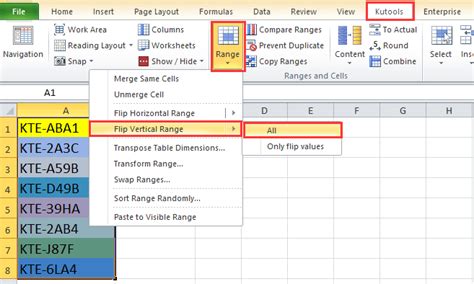 We did not find results for: How to quickly flip data upside down in Excel?