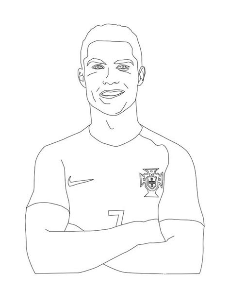 Desenhos Do Cristiano Ronaldo Para Imprimir E Colorir Manminchurch Se