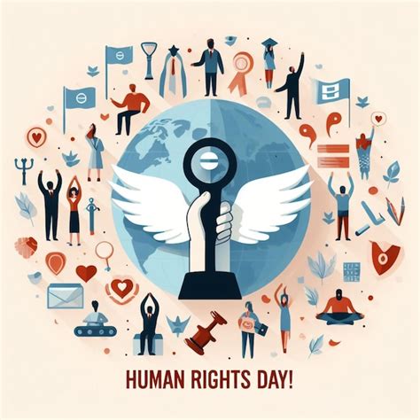 Premium Ai Image World Human Rights Day Poster