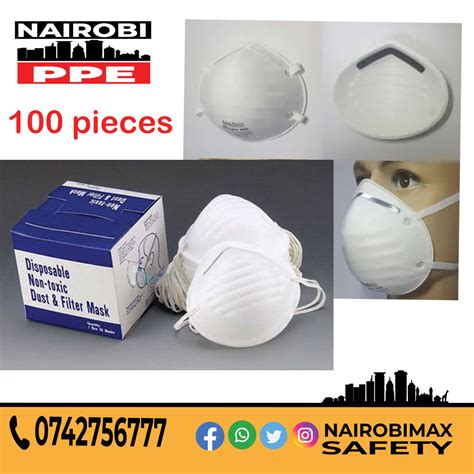 DISPOSABLE DUST MASK 0742756777 Nairobimax Safety Ltd