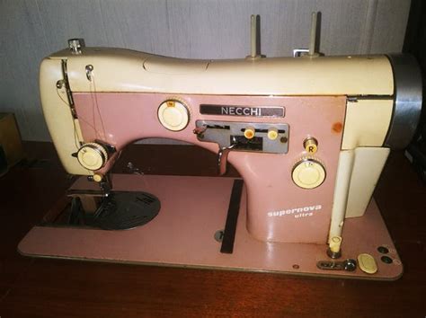 Vintage Pink Necchi Supernova Sewing Machine Roseville Ca Patch