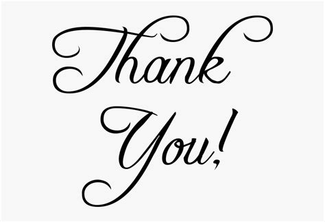 Thank You In Cursive Writing Hd Png Download Kindpng
