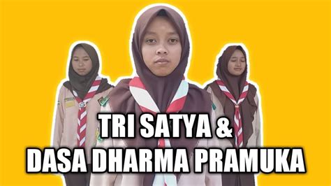 Tri Satya And Dasa Dharma Pramuka Youtube