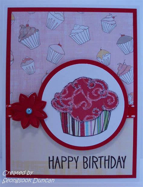 Create With Seongsook Happy Birthday Card For Card Maker Swap