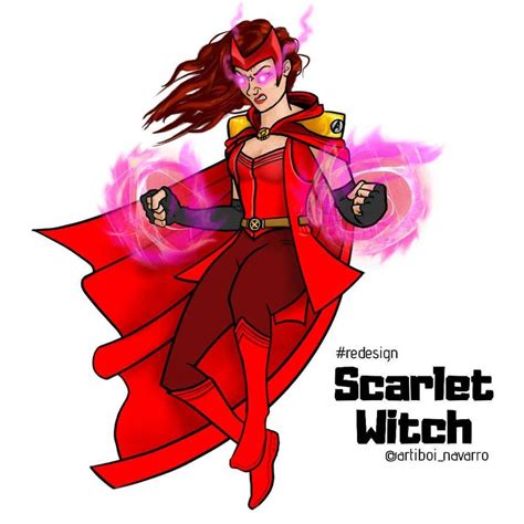 Scarlet Witch Redesign By Andrew Navarro On Deviantart