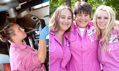 Britains First All Girl Garage Women Flock To Have Cars Serviced By