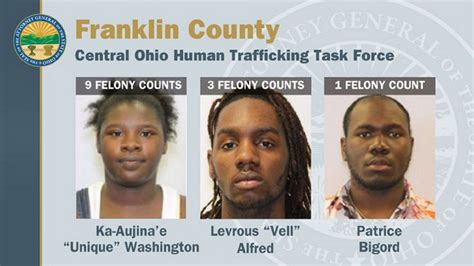 Central Ohio Human Trafficking Task Force Arrests Three